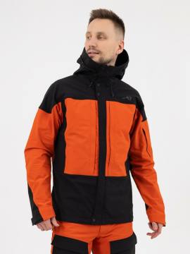 Куртка летняя треккинговая Softshell "Трек-Н" (терракот/черный)