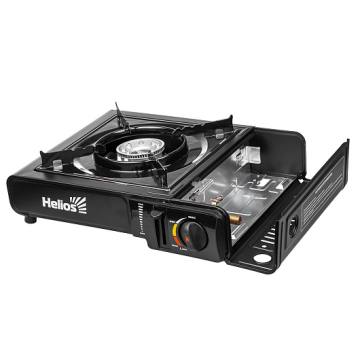 Плита газовая Helios в кейсе с переходником, HS-BDZ-155-B