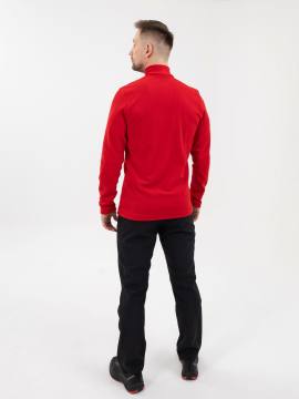 Куртка-анорак флисовая (красный)