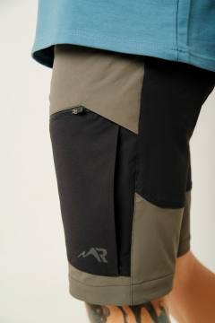 Шорты летние Softshell "Магул" (оливковый/черный)
