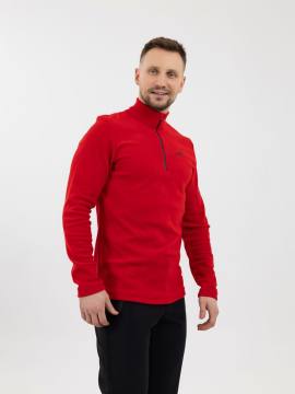 Куртка-анорак флисовая (красный)