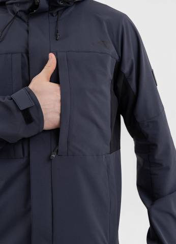 Куртка летняя Softshell "Эльбрус" (серо-синий)