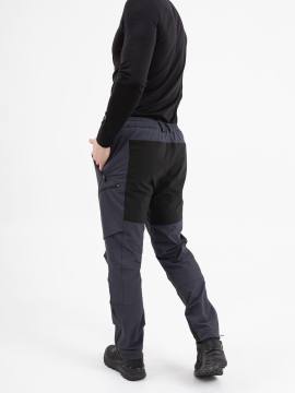 Брюки Softshell "Хангар" (серо-синий/черный)