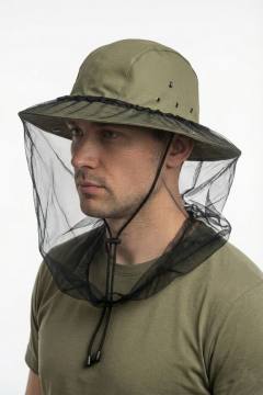 Панама с накомарником Н (хаки, рип-стоп)