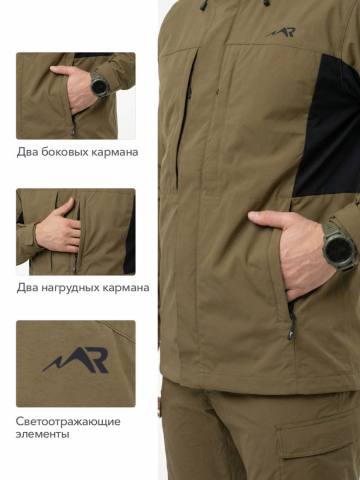 Куртка летняя Softshell "Эльбрус Н" (песочный)