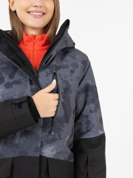 Куртка утепленная женская "Бирюса" (камуфляж серый)