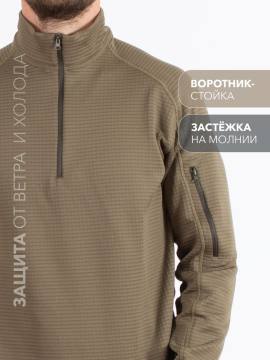 Костюм флисовый (олива, "вафля")