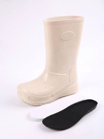 Сапоги резиновые женские K88-3 (бежевый)
