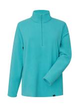 Куртка-анорак флисовая женская (бирюзовый)