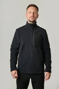 Куртка мужская "Чегет" (флис 400 темно-синий 524)