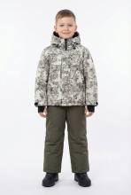 Костюм утепленный детский "Енот" Н (светлый камуфляж 2293/коричневый)
