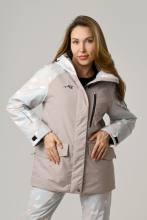 Куртка утепленная женская "Бирюса" (светлый камуфляж/бежевый 10 000)