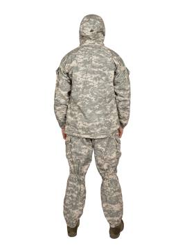 Костюм утепленный "Горка" на флисе ("пиксель серый")