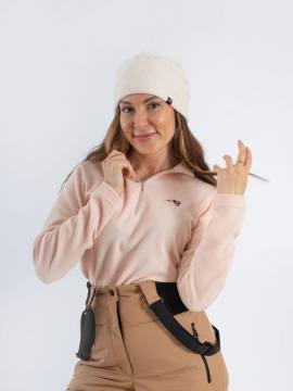 Шапка флисовая "Тундра" (молочный)