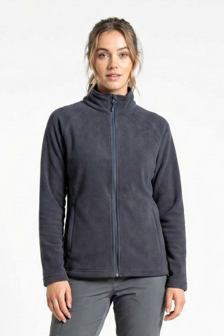 Куртка флисовая женская "Катунь" (темно-серый)