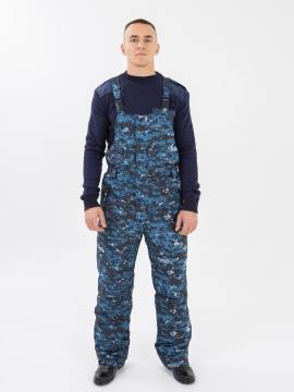 Полукомбинезон зимний "Норд К" (дюспо, синяя "цифра")