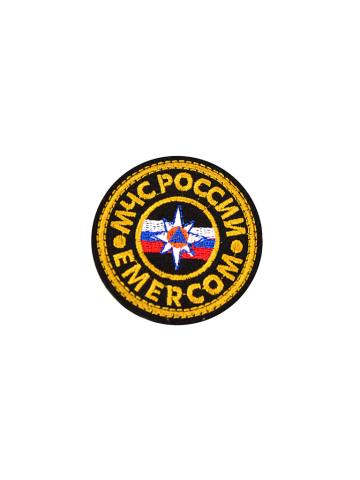 Шеврон МЧС - Emercom малый вышитый