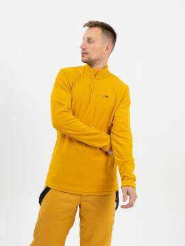 Куртка-анорак флисовая (горчица)