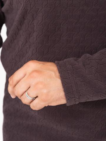 Куртка-анорак флисовая (шоколад фактурный)