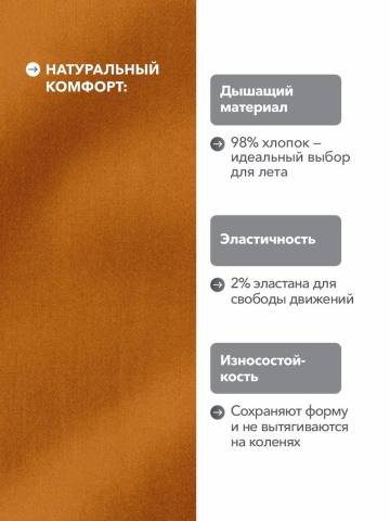 Брюки летние женские "Арма" (горчица)