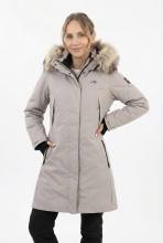Куртка-парка утепленная удлиненная женская "Элиста" (бежевый)