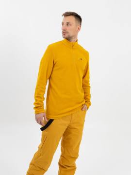 Куртка-анорак флисовая (горчица)