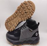 Кроссовки высокие мужские демисезонные DROPBOX AH-00851-BG (черный/серый)