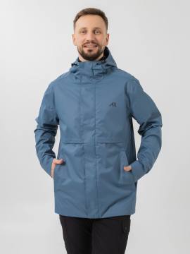 Куртка ветровлагозащитная "Ольхон" (серо-синий)