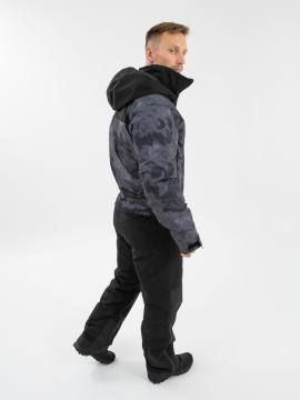 Комбинезон утепленный "Енисей" проклеен. (камуфляж/черный)