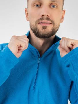 Куртка-анорак флисовая (синий)