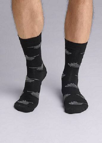 Носки мужские CLEVER "Танк" (черный), К3375Л