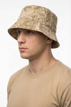 Панама двухсторонняя ("пинкод"/бежевый)