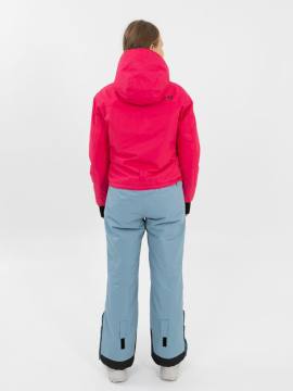 Комбинезон утепленный женский "Кухта" (ярко-розовый/бирюзовый)