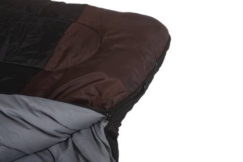Спальный мешок INDIANA "CAMPER EXTREME" R-zip (черный) t +9/-27, правый