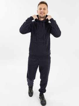 Костюм из футера "Тобол" (темно-синий с начесом)