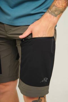 Шорты летние Softshell "Магул" (оливковый/черный)