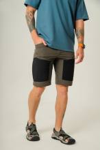 Шорты летние Softshell "Магул" (оливковый/черный)