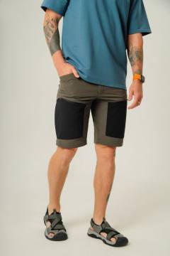 Шорты летние Softshell "Магул" (оливковый/черный)