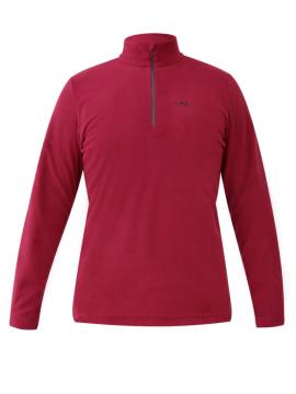 Куртка-анорак флисовая (бордовый)