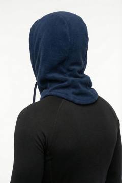 Балаклава-капор флисовая (синий)