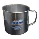 Кружка нерж "Следопыт-эконом" (d-8 см), 350 мл