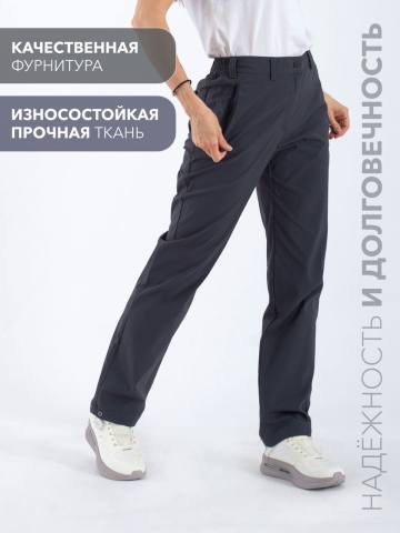 Брюки летние женские Softshell "Нея" (серо-синий)