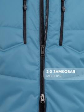 Жилет "Кубидат" (бирюзовый/черный)