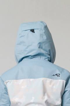 Комбинезон утепленный женский "Кухта" (бирюзовый/светлый камуфляж)