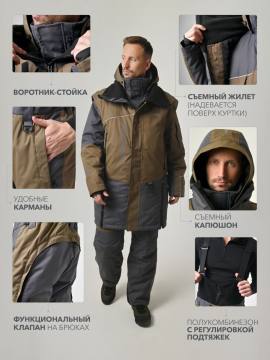 Костюм "Иркут" (хаки/графит)
