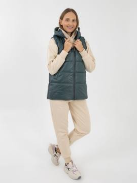 Жилет женский утепленный "Нева" (зеленый)