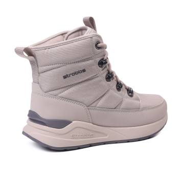 Ботинки женские зимние STROBBS F8515-12 (бежевый) (36-40)