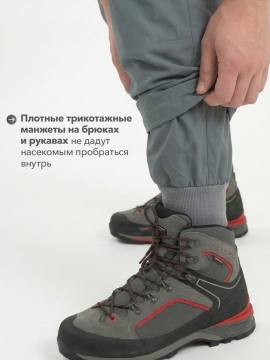 Костюм противоэнцефалитный "Тайга-С" (красный/темно-серый)