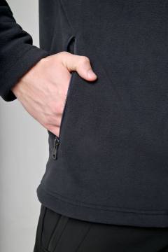 Куртка мужская "Чегет" (флис 400 темно-синий 524)