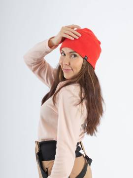 Шапка флисовая "Тундра" (коралловый)